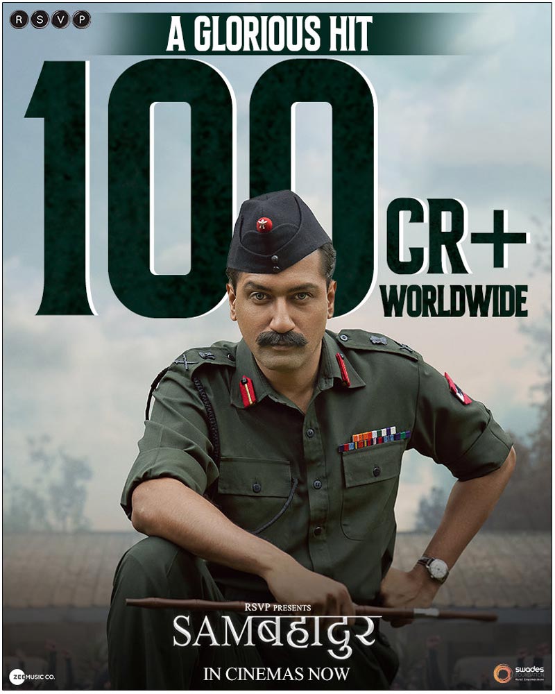 Vicky Kaushal Sam Bahadur Crosses 100 Crores