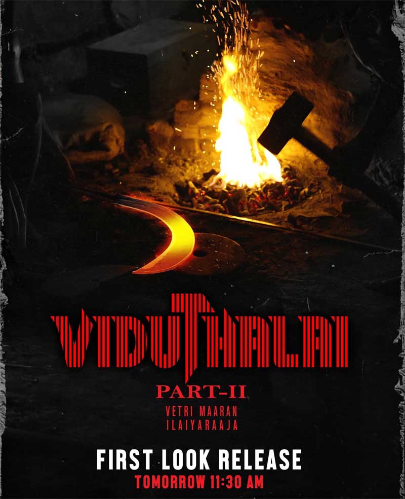 Viduthalai 2 first look arriving tomorrow