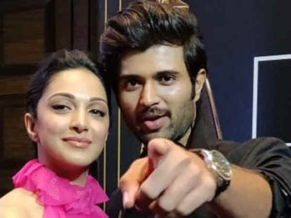 Vijay Devarakonda with Kiara Advani