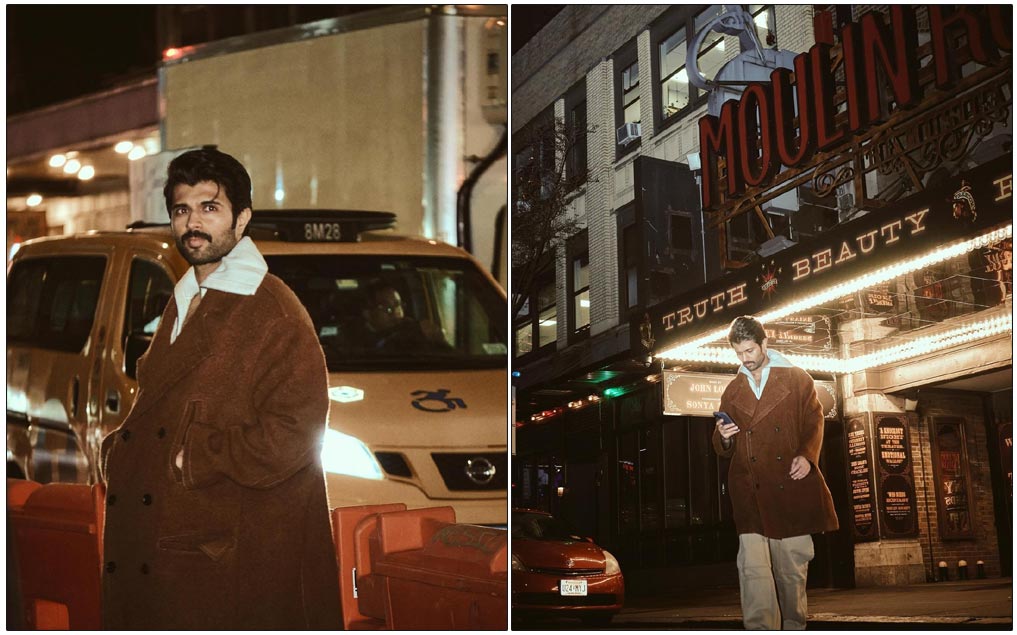 Vijay Deverakonda enjoys Moulin Rogue