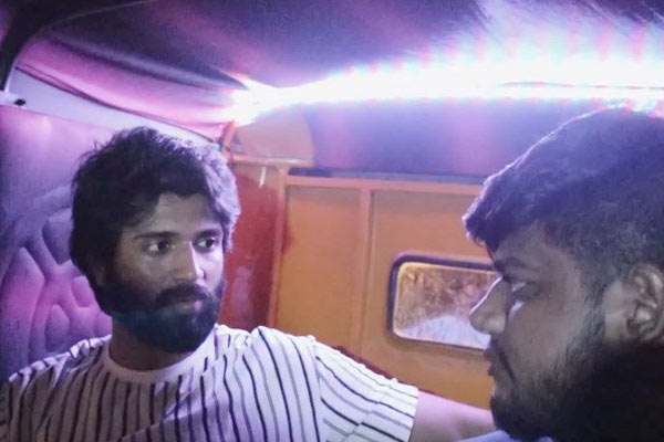 Vijay Deverakonda In Chennai Auto