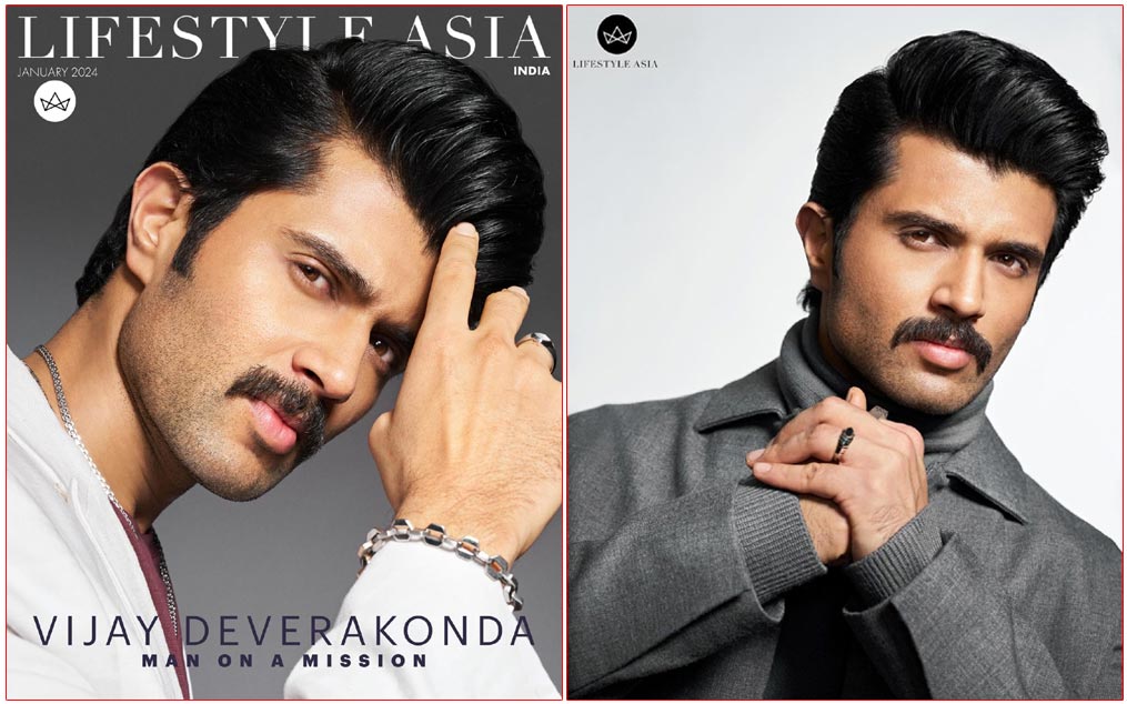 Vijay Deverakonda makes fashion statement on Life Style Asia