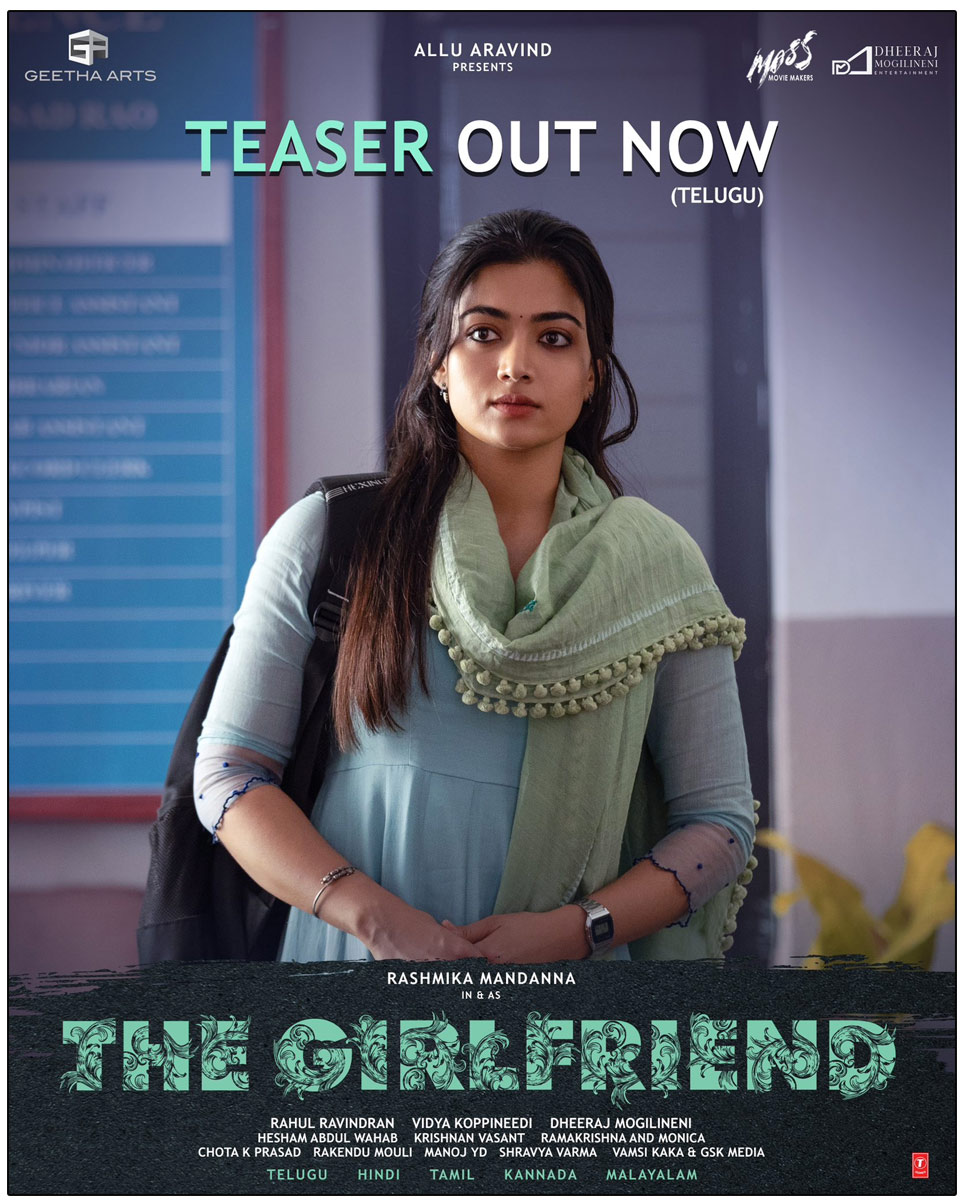 Vijay Deverakonda released The Girlfriend teaser 