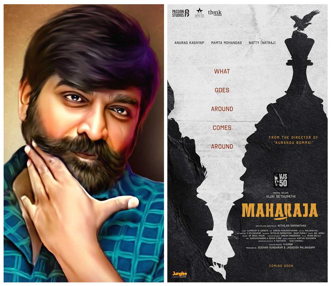 Vijay Sethupathi 50th film title maharaja