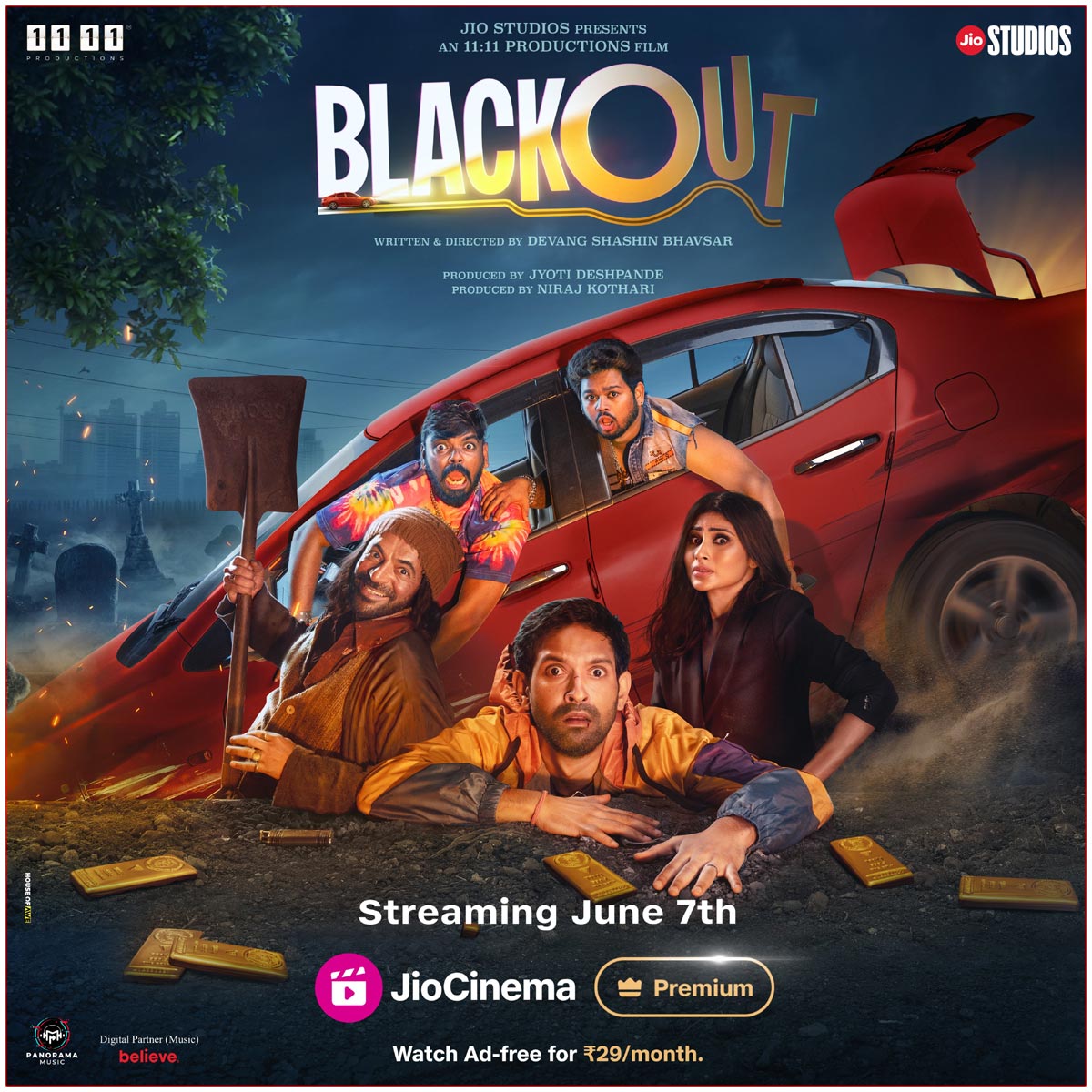 Vikrant Massey Blackout  streaming from 7th June in jio cinema