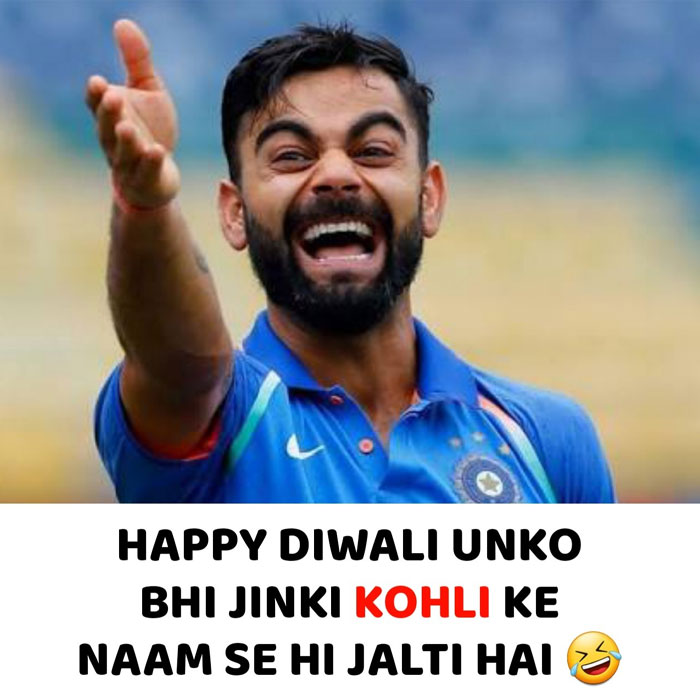 Virat Kohli Severely Trolled for His Diwali Message