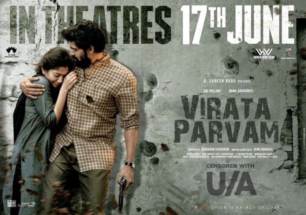 Virataparvam finishes censor formalities