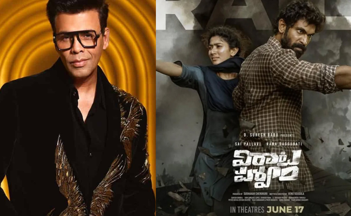 Virataparvam trailer bowls Karan Johar