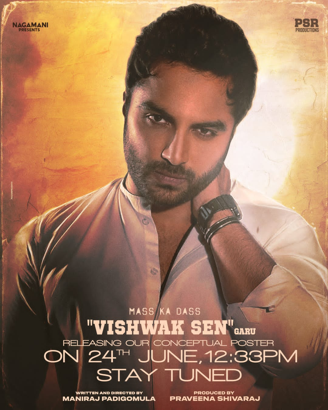 Vishwak Sen to release the Conceptual Poster of PSRProductions