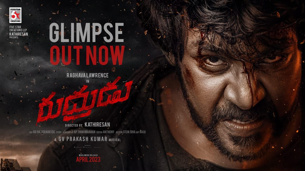 Voltage Glimpse Of Raghava Lawrence's Rudhrudu Is Out