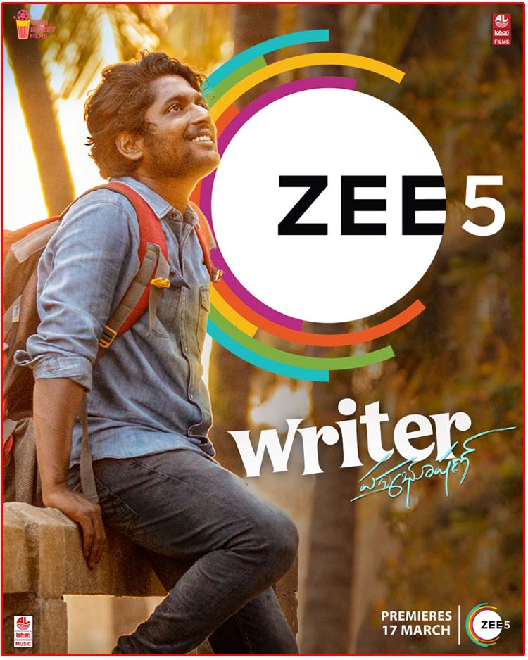 Writer Padmabhushan OTT streaming on ZEE 5