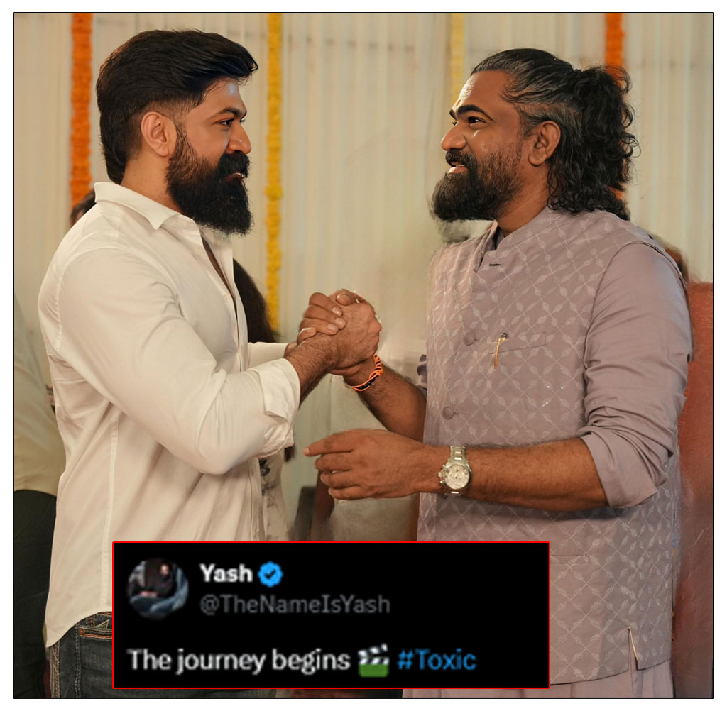  Yash Toxic has officially begun production with a vibrant pooja ceremony