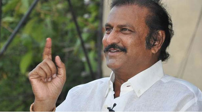 YSRCP Iron Leg for Mohan Babu