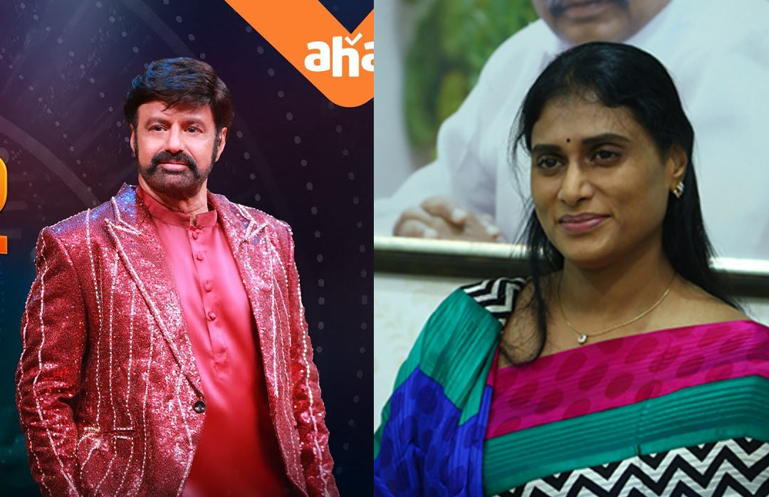 YS.Sharmila to grace Balakrishna Unstoppable