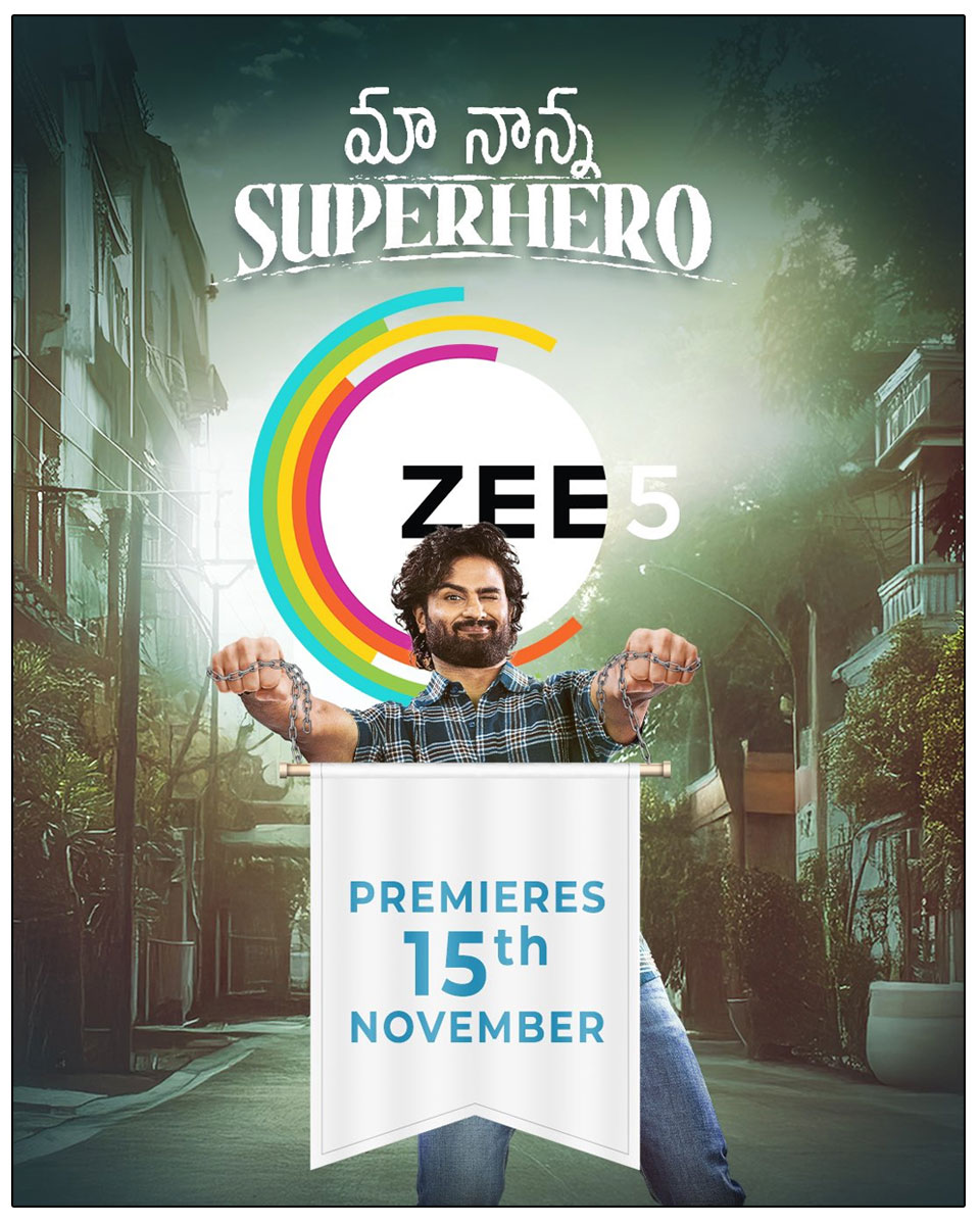 ZEE5 is set to premiere the Maa Nanna Superhero on November 15