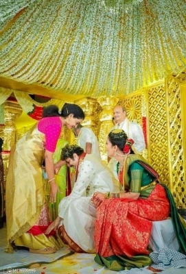 Sr NTR Grandson Chaitanya Krishna Wedding Photos - 5 of 8