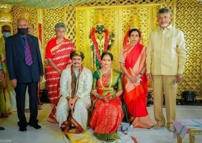 Sr NTR Grandson Chaitanya Krishna Wedding Photos - 6 of 8