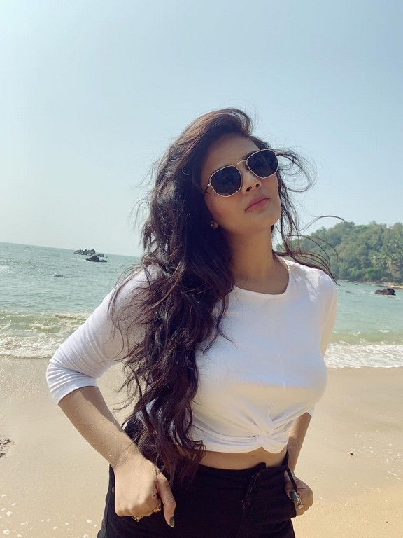 Sreemukhi Goa Trip Pics - 2 / 11 photos