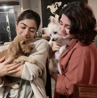 Charmi with Rashmika - 3 of 4