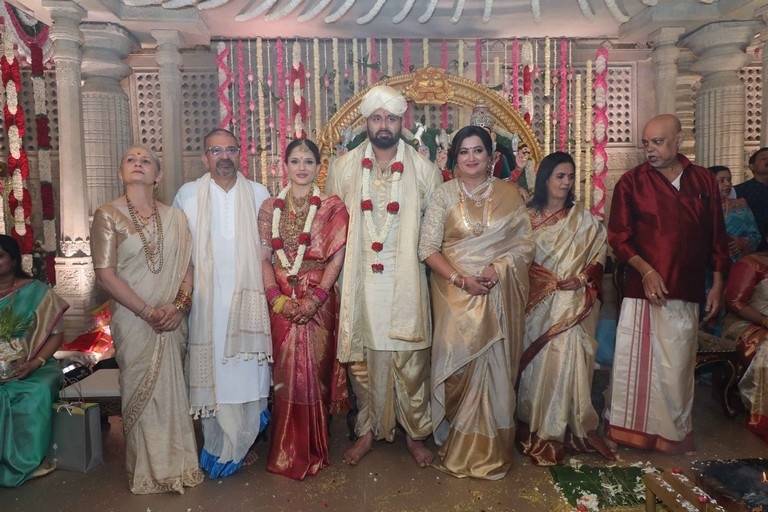 Abhishek Ambareesh Wedding Photos - 29 / 34 photos