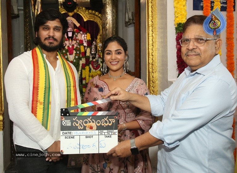 Swayambhu Movie Launched  - 3 / 11 photos