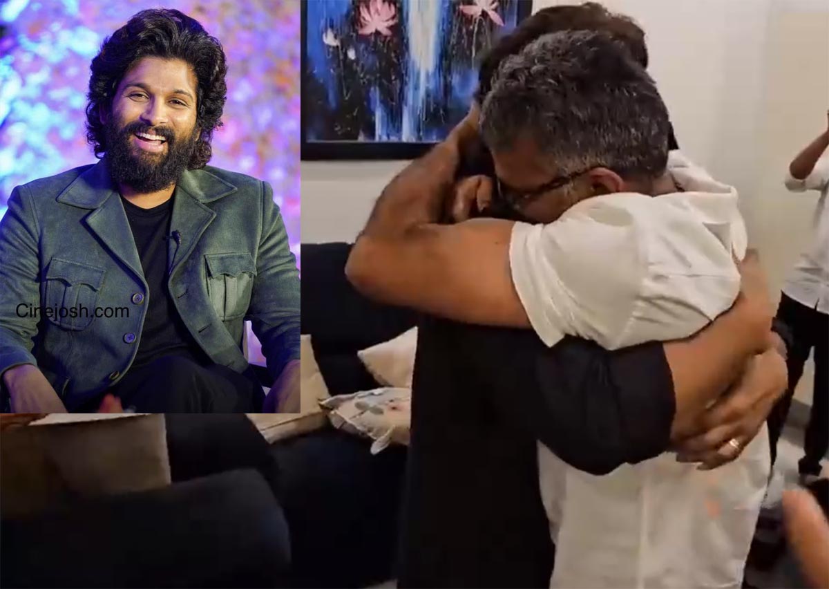 allu arjun  అల్లు అర్జున్ ఇంటి దగ్గర కోలాహలం 