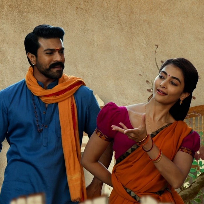 acharya movie,ram charan,pooja hegde,chiranjeevi,kajal,koratala shiva,neelambari song from acharya  నిజంగా రాధాకృష్ణులే 