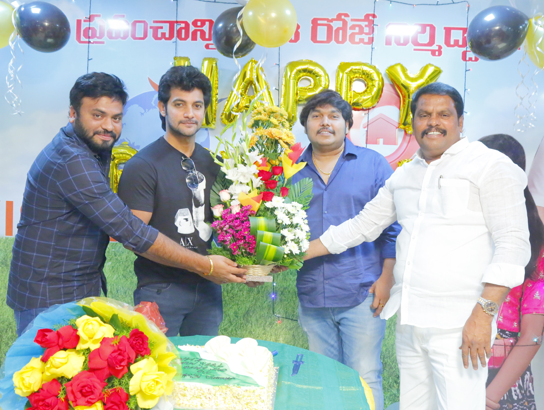 adi sai kumar,tees mar khan,di sai kumar birthday,payal rajput,sunil,anoop singh thakur,kabir singh,poorna,nagam thirupathi reddy  ఆది సాయి కుమార్ బర్త్ డే వేడుక