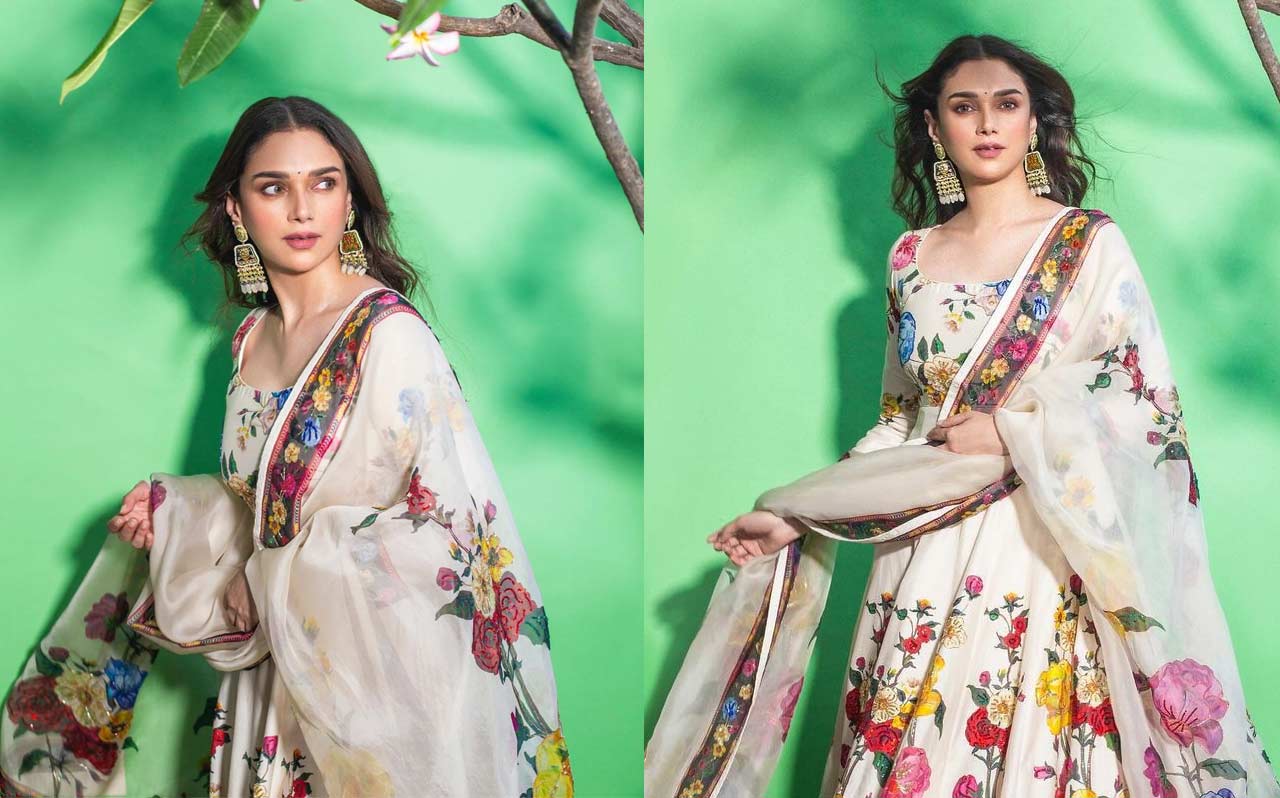 aditi rao hydari  అందమైన డ్రెస్ లో అదితి కనువిందు