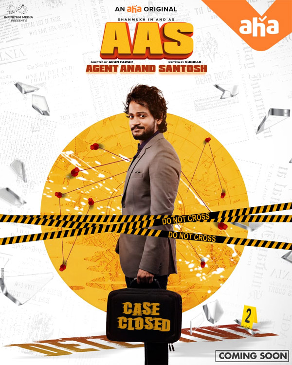 shanmukh,bigg boss fame shanmukh,agent anand santosh web series,agent anand santosh web series first look  బిగ్ బాస్ షణ్ముఖ్ ఏజెంట్ సీరీస్ లుక్  