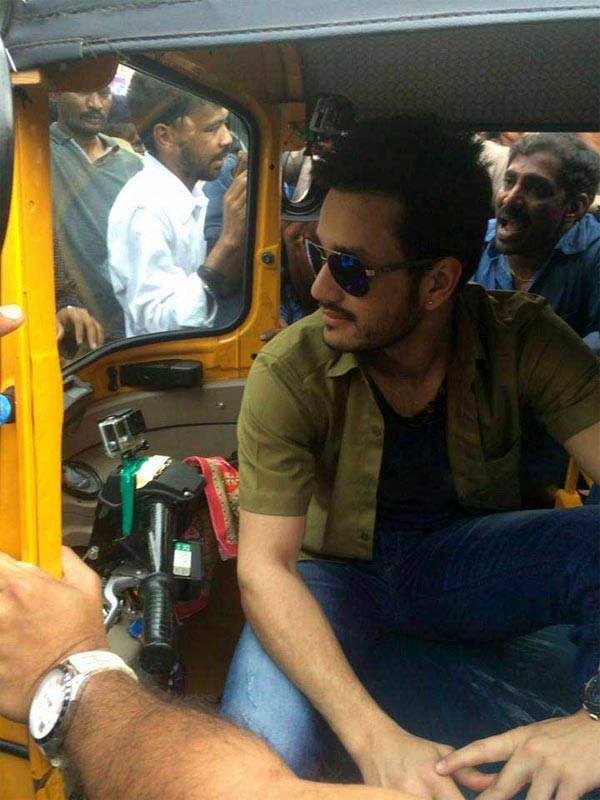 akhil,khammam,auto  బాగుందయ్యా అఖిల్!