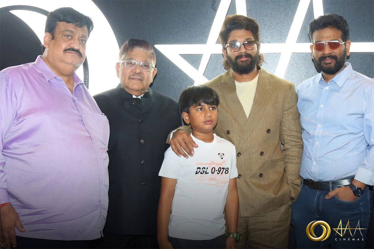 allu arjun  గ్రాండ్ గా మొదలైన AAA సినిమాస్