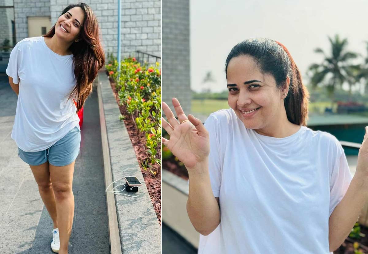 anasuya  అనసూయ మార్నింగ్ జోష్ 