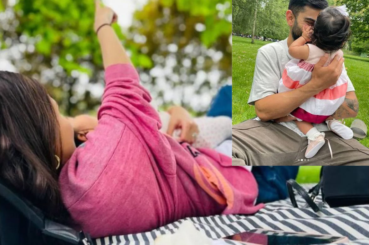 anushka sharma,virat kohli,daughter vamika,vamika turns 6 months,virushka  వైరల్: కోహ్లీ - అనుష్క శర్మ కూతురి పిక్స్ 