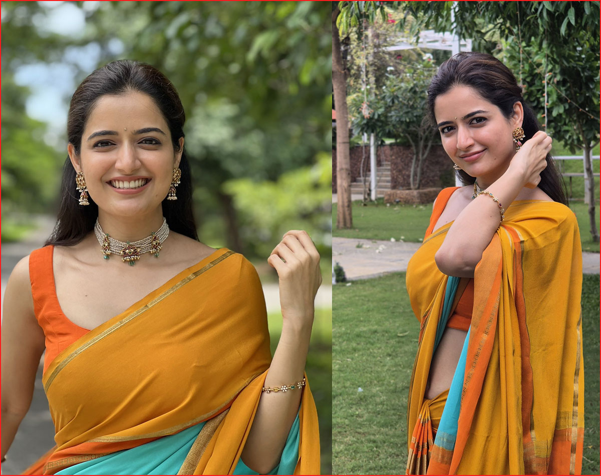 ashika ranganath  ట్రెడిషనల్ లుక్ లో ఆషిక రంగనాధ్