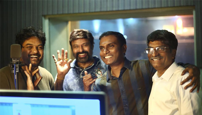 balakrishna,puri jagannadh,anup rubens,balakrishna sings a song  బాలయ్య కూడా బాకీ తీర్చేశాడు..! 