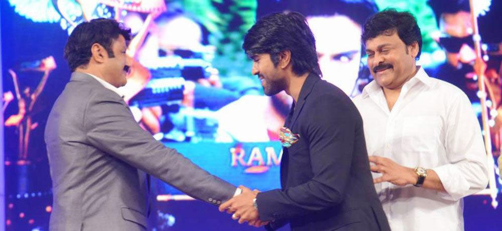 rrr,ram charan,ntr,rrr hyderabad event,rajamouli,balakrishna,chiranjeevi  చరణ్ కి బాలయ్య సపోర్ట్ 