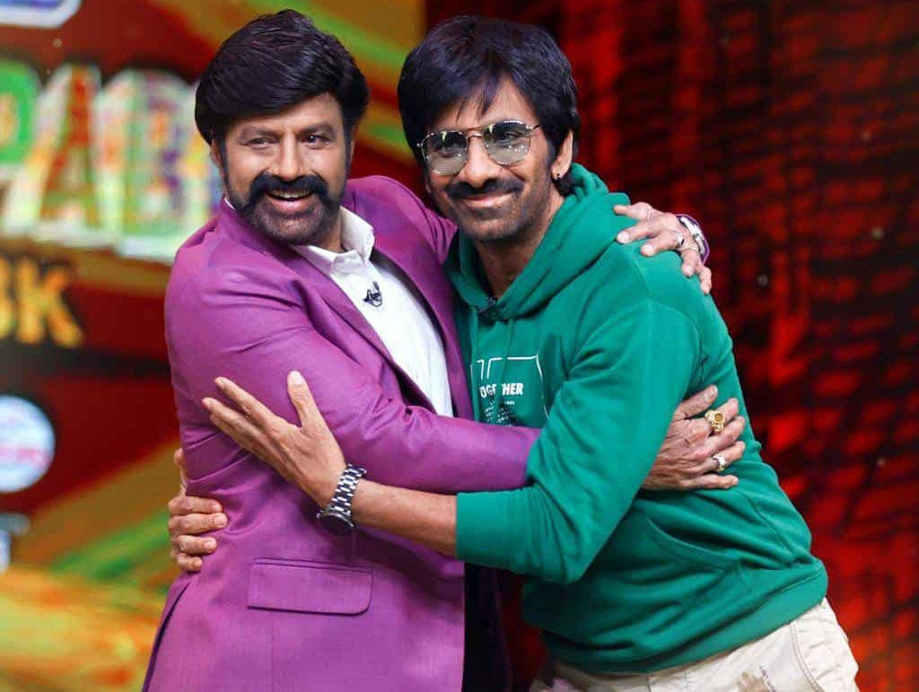 balakrishna,ravi teja,unstoppable show,aha video,aha,ravi teja episode highlights,ravi teja age,balayya  అలా రవితేజ వయసు బయట పెట్టిన బాలకృష్ణ