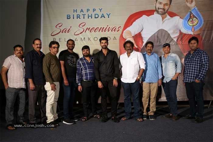 bellamkonda sai srinivas,birthday,celebrations,celebrities  హీరోగా తను ఫెయిల్‌ కాడు: వినాయక్