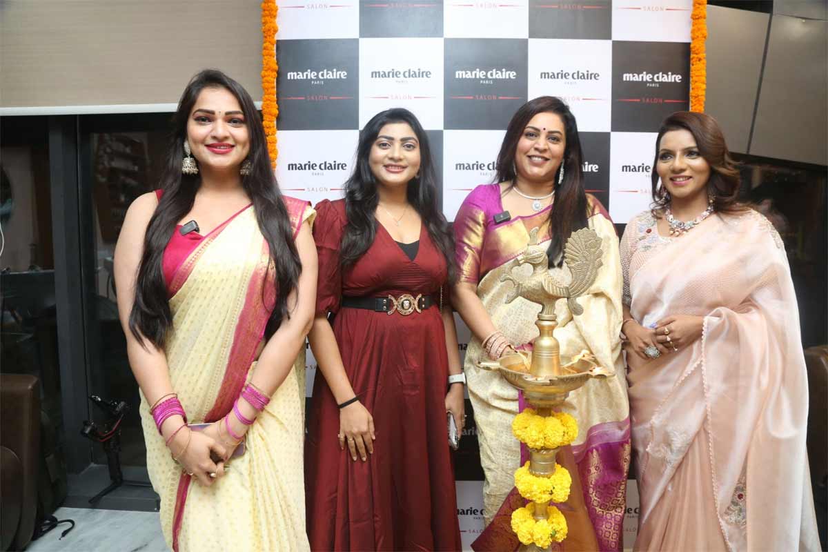 marie claire salon  మారియో క్లెయిర్‌ సెలూన్‌ ఓపెనింగ్ లో బిగ్‌ బాస్‌ సెలబ్రిటీలు