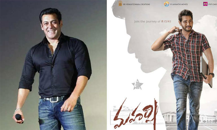 salman khan,vijay,bollywood,kollywood,mahesh babu,maharshi  ‘మహర్షి’ పై బాలీవుడ్‌, కోలీవుడ్ కన్ను!