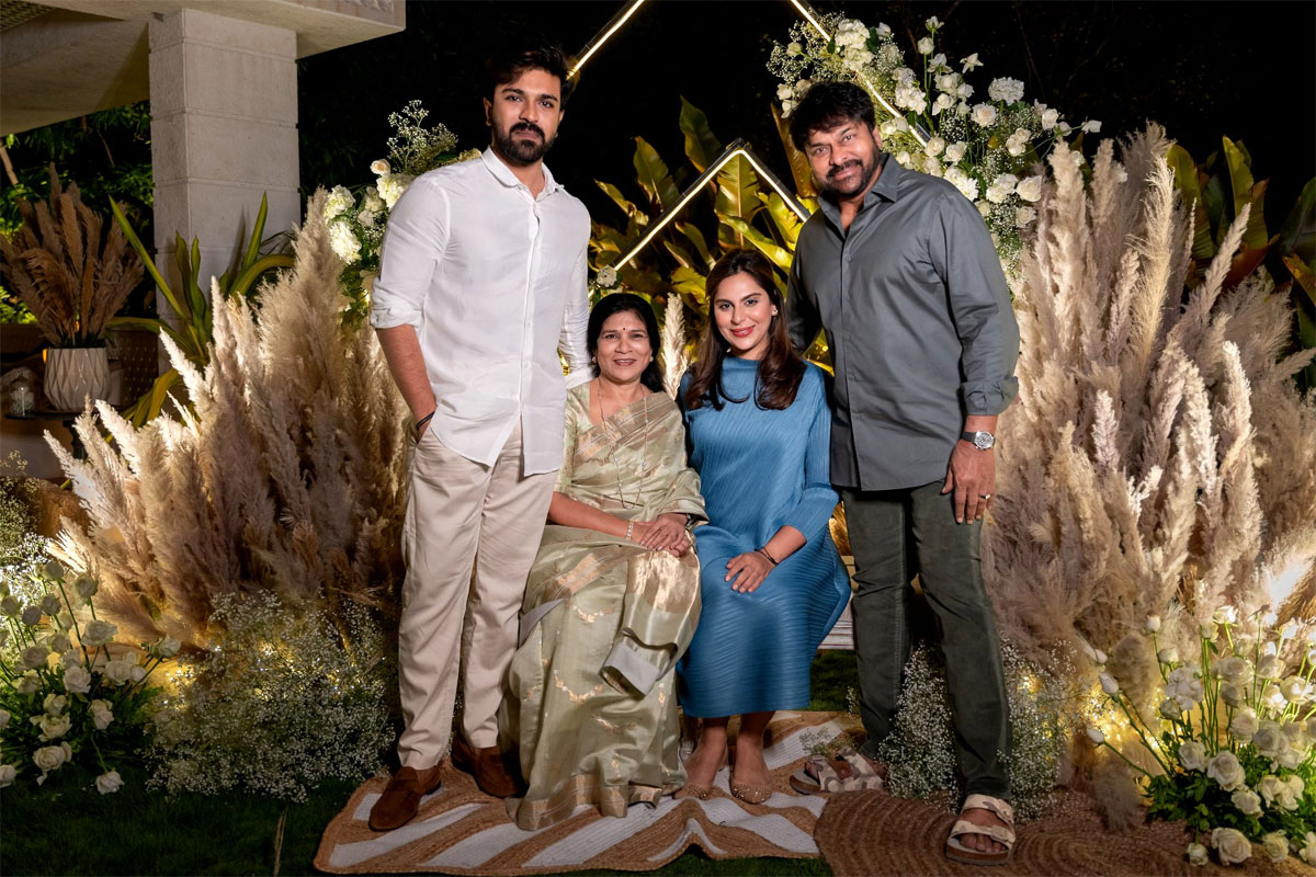 ram charan,upasana  చిరు ఇంట మెగా సంబరాలు షురూ.! 