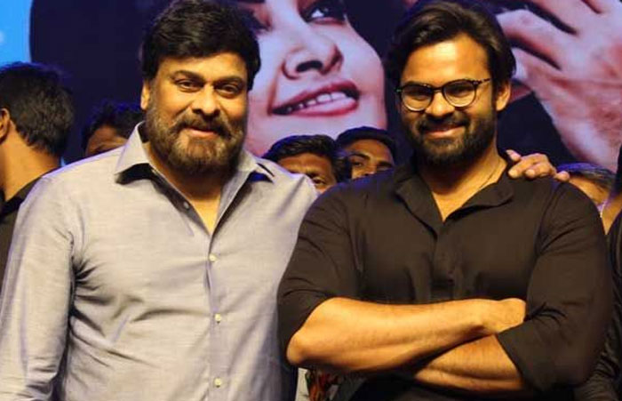 mega chiranjeevi,sai dharam tej,chitralahari movie,chiranjeevi advice,chitralahari climax  ‘చిత్రలహరి’కి.. చిరు సలహా..!