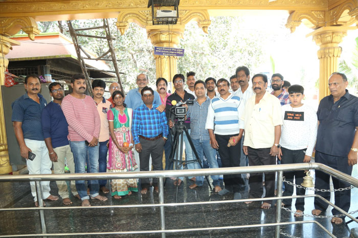 deekshitha entertainments,movie,launch details  బోర‌బండ టెంపుల్‌లో సినిమా మొదలైంది