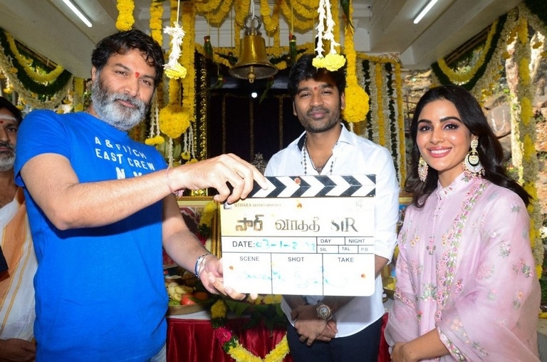 dhanush,telugu-tamil bilingual,sir movie,vaathi launched,sir opening  ధనుష్ - వెంకీ అట్లూరి 'సార్‌'