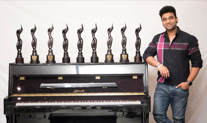 devi sri prasad,9th filmfare awards,rangasthalam,rampage  దేవి శ్రీ ప్రసాద్‌ దూకుడు మాములుగా లేదు