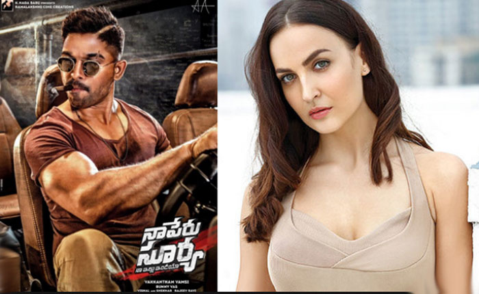 allu arjun,elli avram,naa peru surya naa illu india,item song  అల్లు అర్జున్ డ్యాన్సంటే ఇష్టమంటోంది!