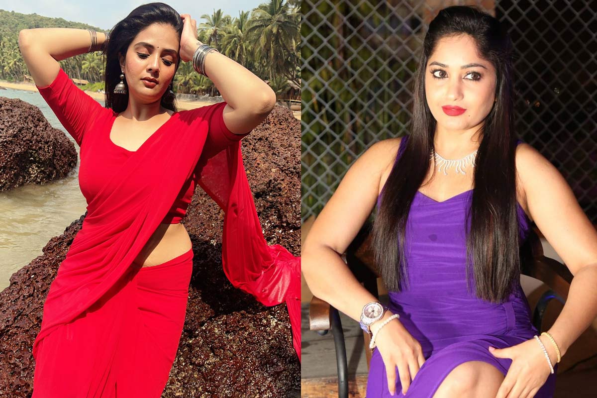 madhavi latha,sreemukhi  శ్రీముఖి డ్రెస్ పై మాజీ హీరోయిన్ కామెంట్స్ 