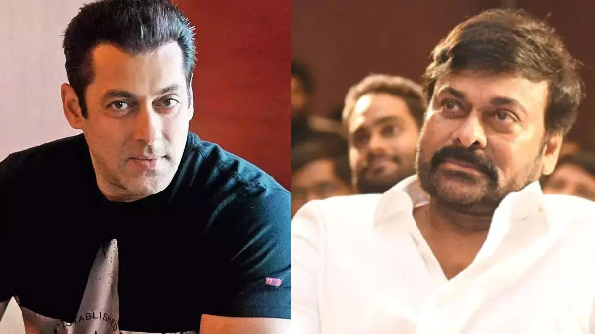 godfather,chiranjeevi,salman,mohan raja,salman khan with chiru  గాడ్ ఫాదర్ సెట్స్ లోకి సల్మాన్ ఖాన్ 