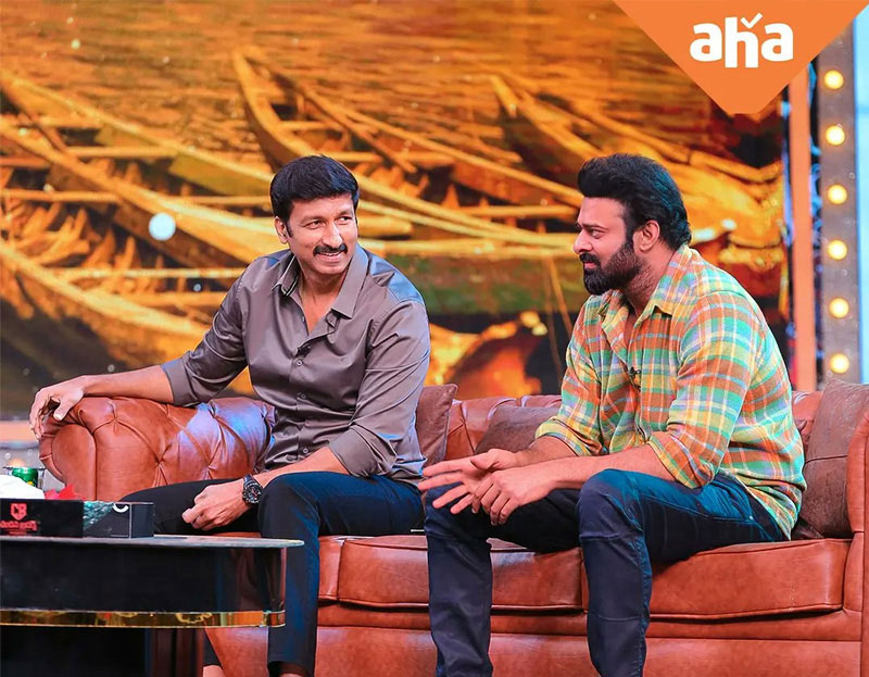 unstoppable with nbk,gopichand,prabhas  ప్రభాస్ కి కోపం వస్తే మాములుగా ఉండదు